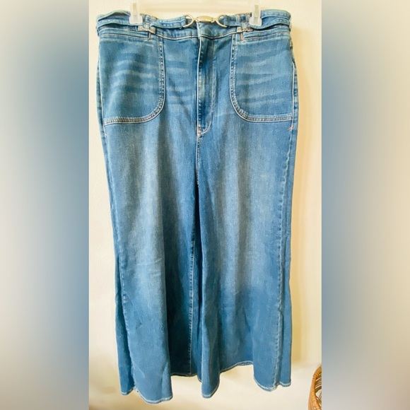NOWT Pilcro Uptown High-Rise Wide-Leg Jeans 12P - Picture 3 of 12